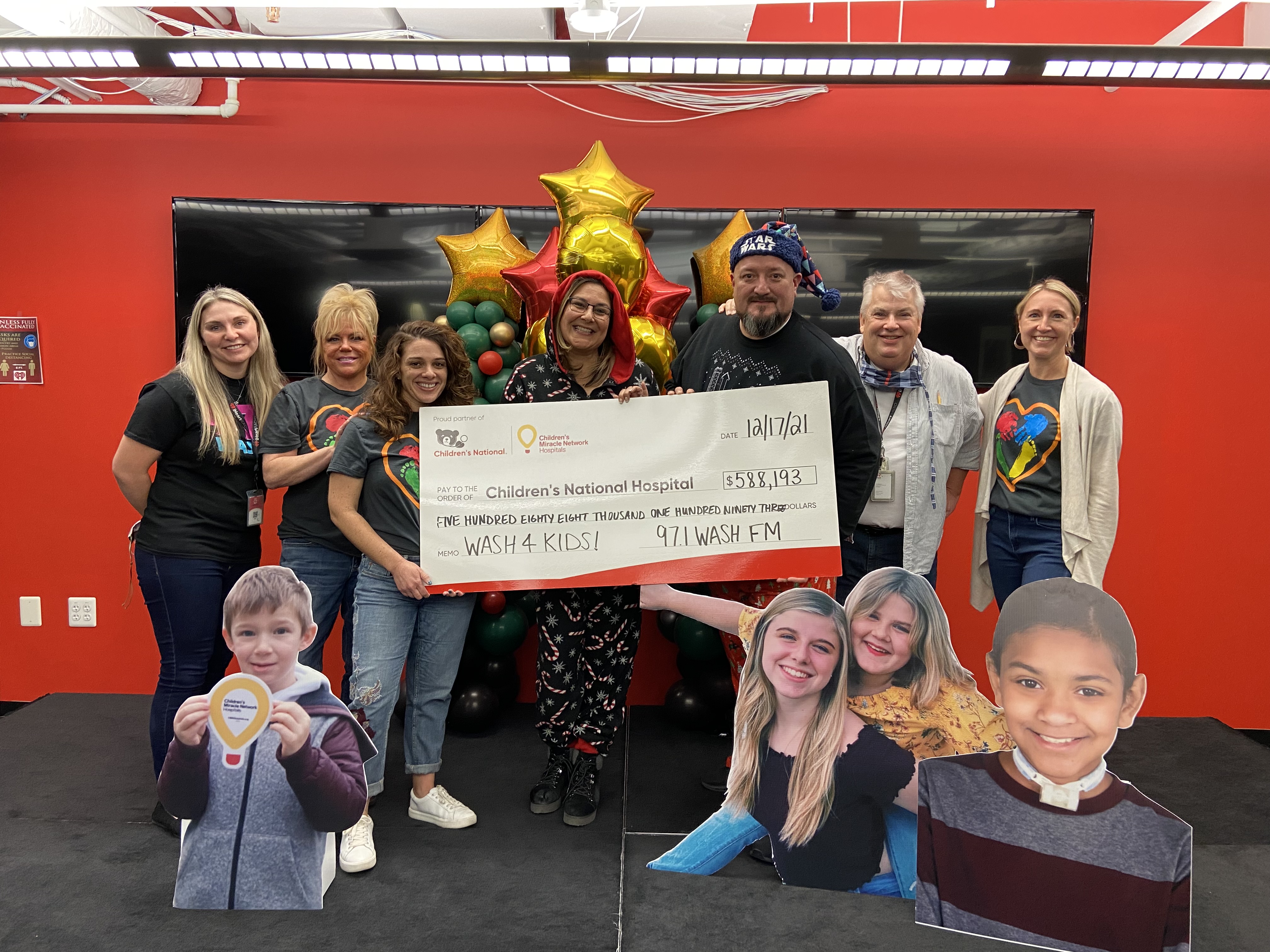 WASH FM donates nearly $600,000 to Children's National Hospital for it's annual holiday radiothon