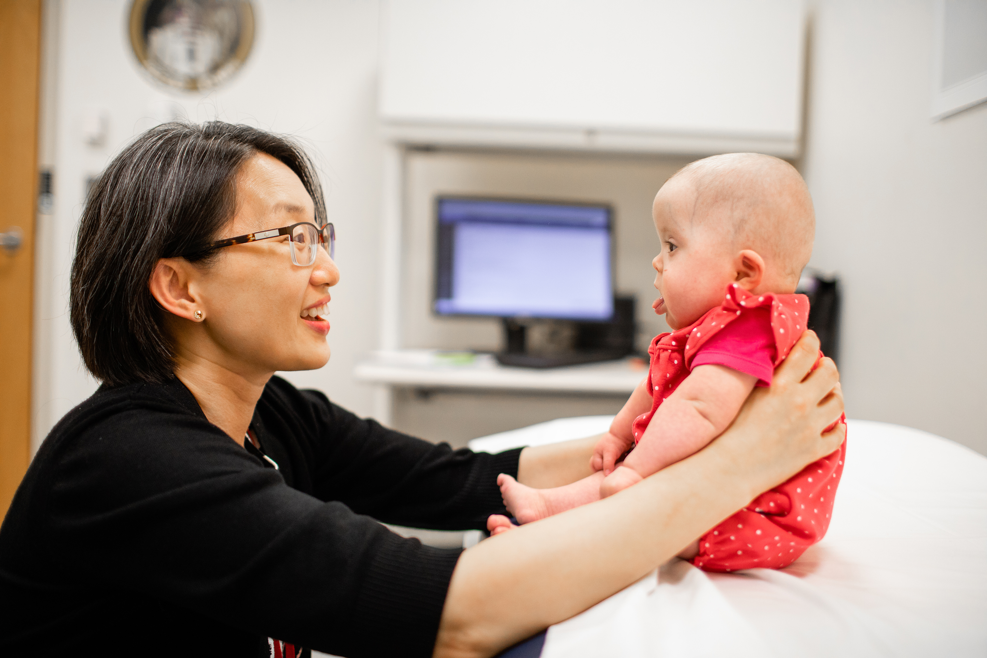 Baby with Neurologist Taeun Chang