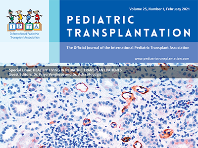 Pediatric Transplantation Journal Cover