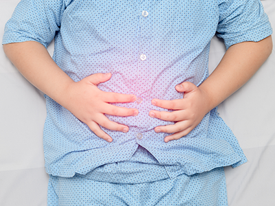 child with stomach pain