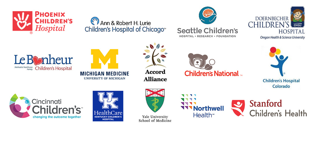DSD-TRN Network: Collage of participating organizations logos